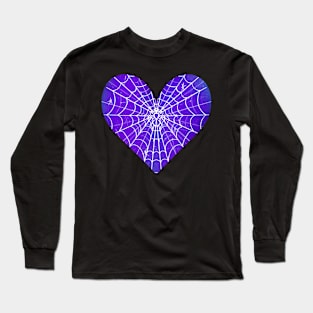 Spider Web Heart V28 Long Sleeve T-Shirt